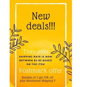 New offers! Reasonable offers are welcomed too